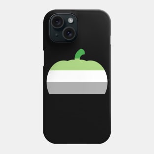 Halloween Pumpkin LGBT Flag Aromantic Phone Case