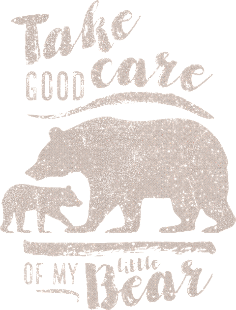 Take good care of my little bear Kids T-Shirt by directdesign