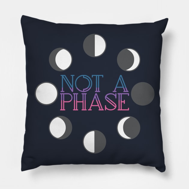 not a phase Pillow by christinamedeirosdesigns