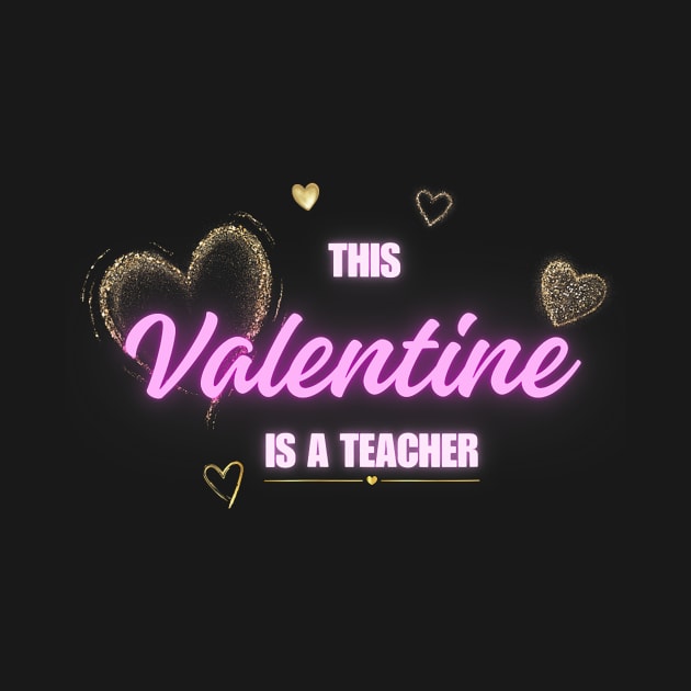 Valentine Teacher Spotlight with Hearts _ Pink by Neldy