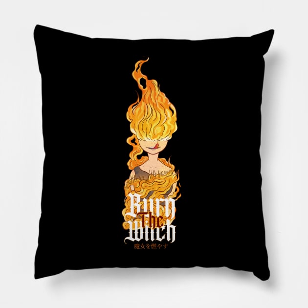 Burn The Witch Pillow by Sons of Skull