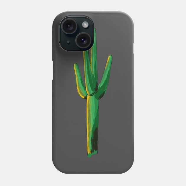 Saguaro Cactus of the Sonoran Desert Phone Case by CorrieMick