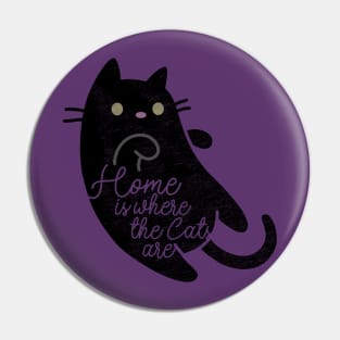 Home is Where the Cats Are Pin