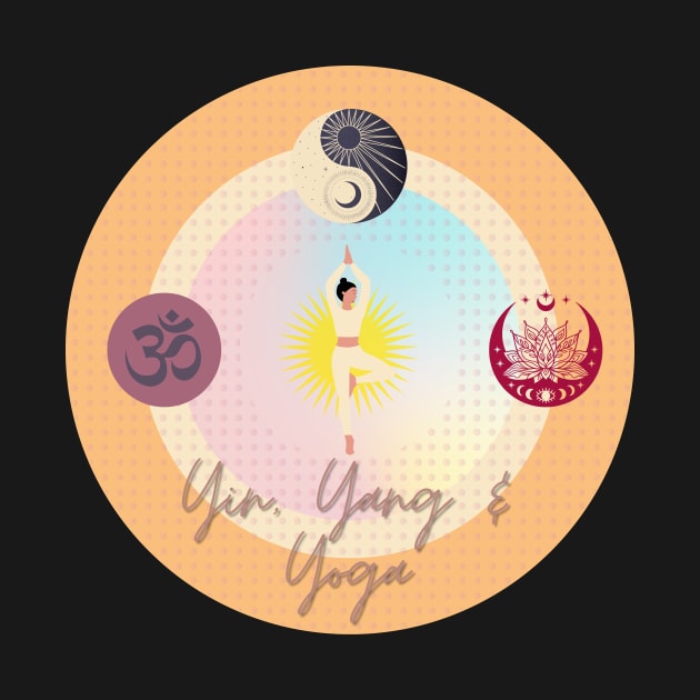 Yin, Yang and Yoga by Spirit Shirts