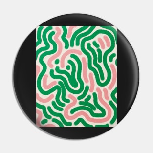 Line art, Abstract pattern, Pink green abstract art Pin
