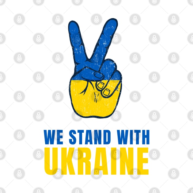 We Stand with Ukraine by Jitterfly