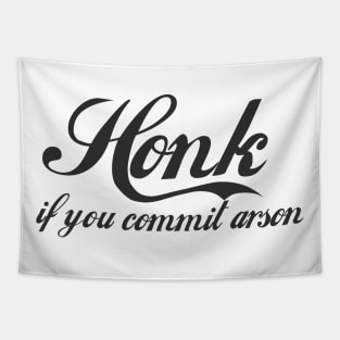 Honk Gift - Funny - Bumper - Funny Gift - Car - Fuck - You Tapestry