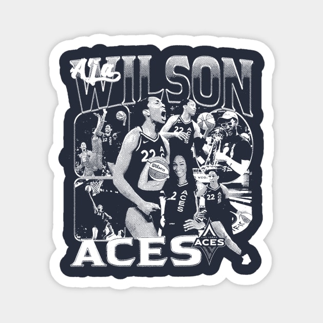 A'ja Wilson(American basketball player) Magnet by alesyacaitlin