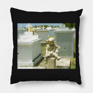 Cemetery Cherub Pillow