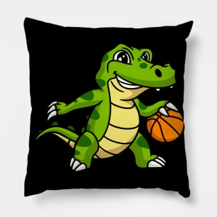 Basketball Crocodile Cartoon Animals Kids Gift Pillow