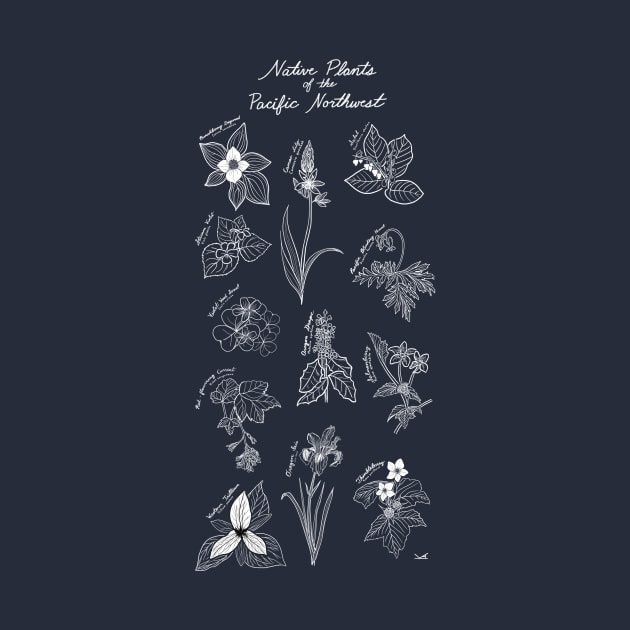 Native Plants of the Pacific Northwest by FernheartDesign