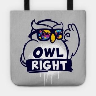 Owl right Tote