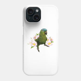 blue-crowned parrot Phone Case