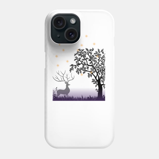 DEER TSHIRT Phone Case by pixle by merie