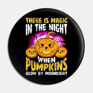 Halloween Magic In The Night Pin