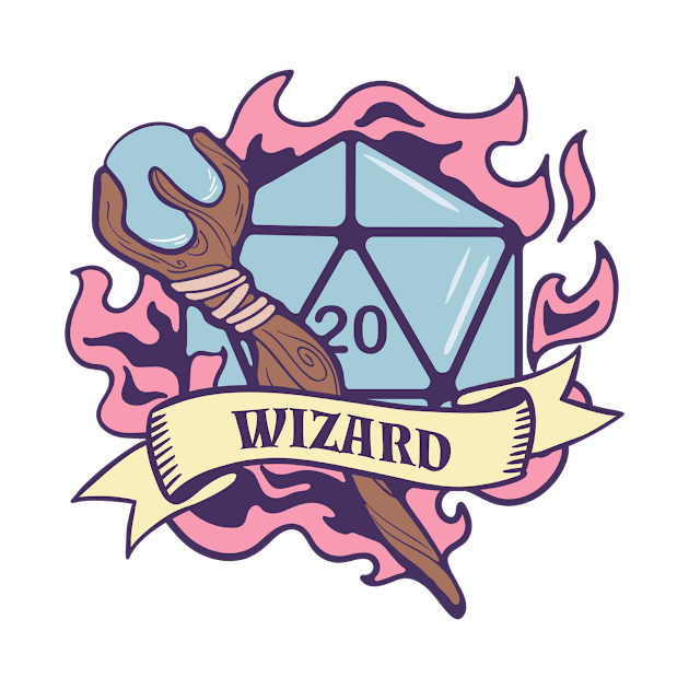 D&D Wizard D20 by Sunburst