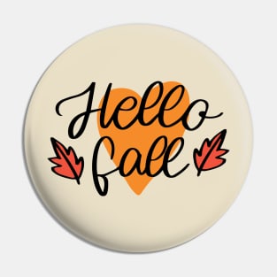 Hello fall Pin