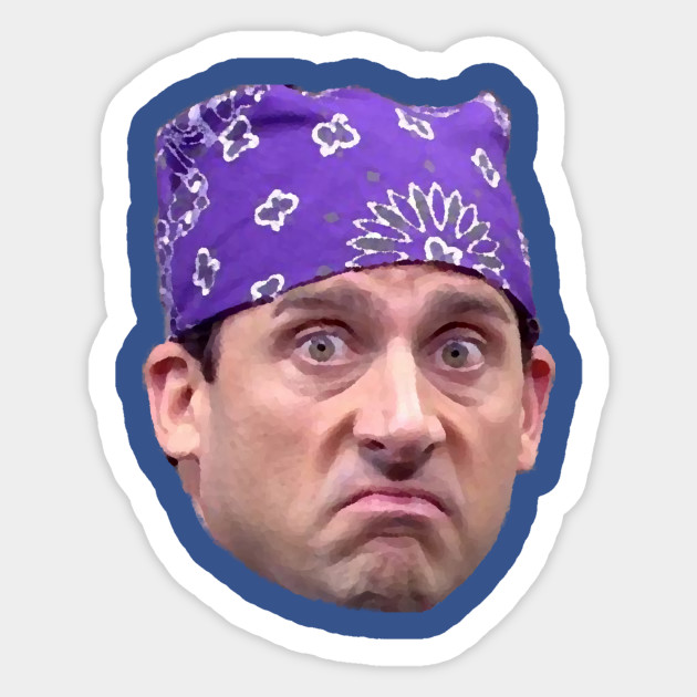 prison mike the office sticker teepublic