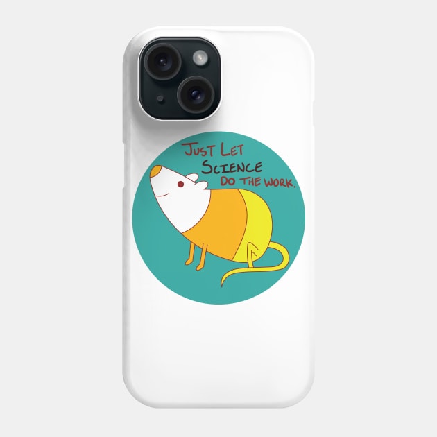 Science the Rat Phone Case by Caden Davis Designs