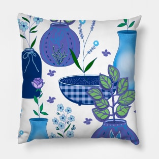 Periwinkle Gardens Pillow