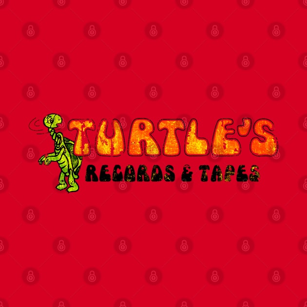 Turtles Records & Tapes [Defunct Record Store] by Defunct Logo Series