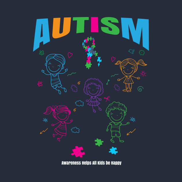 Autism Awareness Helps All Kids Be Happy by letnothingstopyou