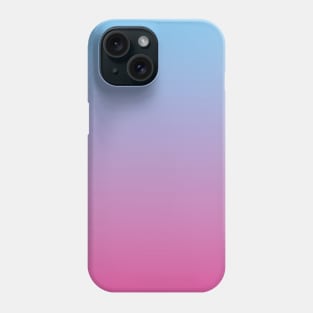 Blue Lavender Pink Ombre Fade Sunset Gradient Phone Case