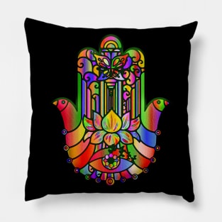 Evil Eye Protection Khamsa Pillow