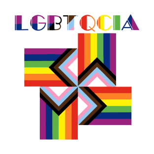 lgbtqcia lgbtqia flag T-Shirt