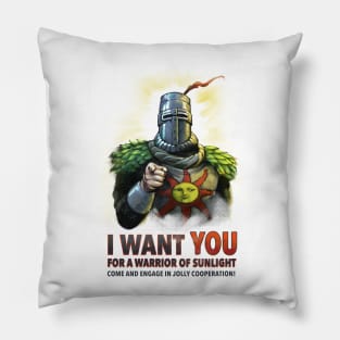 I want YOU for a Warrior of Sunlight Pillow