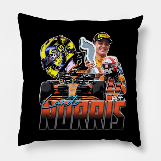 Lando Norris Champion Pillow by lavonneroberson