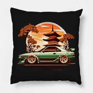 80s Japan Retro Drift Car Pillow