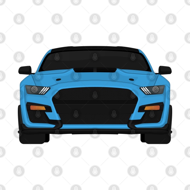 Shelby GT500 2020 Velocity-Blue + Black roof by VENZ0LIC