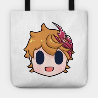 Genshin impact Childe Tartaglia chibi head Tote