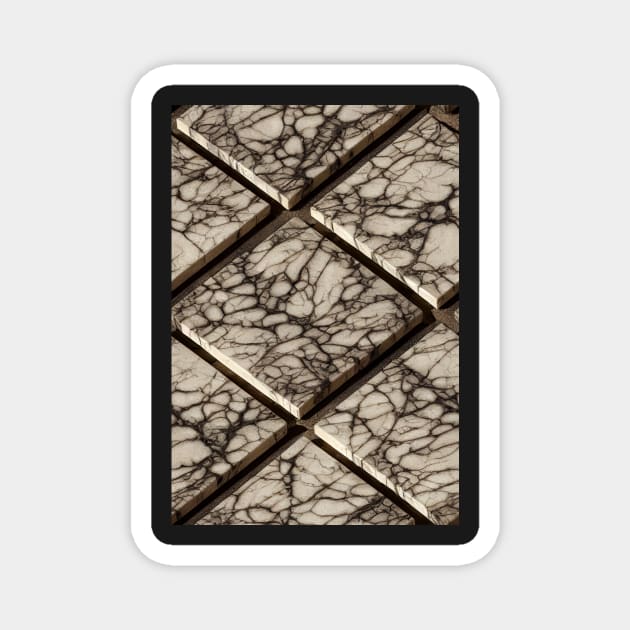 Stylized Granite Stone Pattern Texture #11 Magnet by Endless-Designs