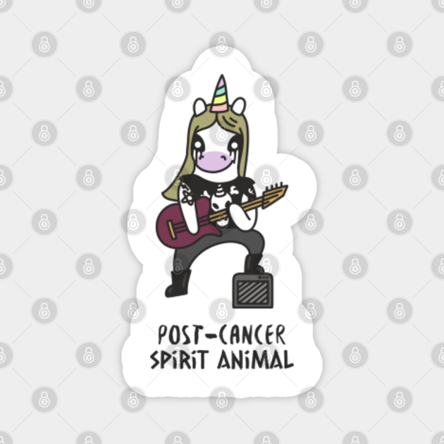 Post-Cancer Spirit Animal - Unicorn Metalhead T-Shirt - Post Cancer - Magnet | TeePublic Post-Cancer Spirit Animal - Unicorn Metalhead T-Shirt - Post Cancer - Magnet | TeePublic