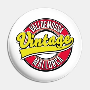 Valldemossa mallorca travel logo Pin