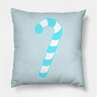 AQUA CANDY CANE - CUTE CHRISTMAS DESIGN Pillow