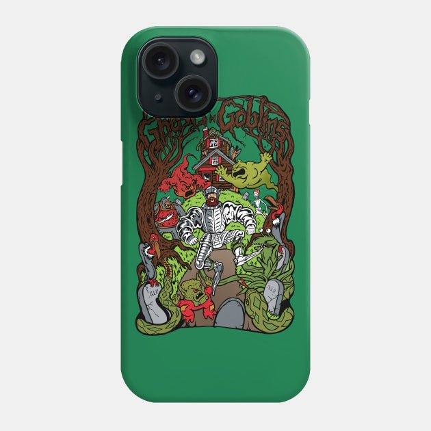 Ghouls Retro artwork Phone Case by demonigote