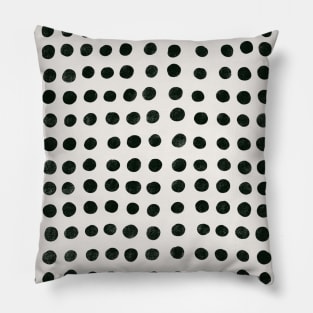 Black dots Pillow