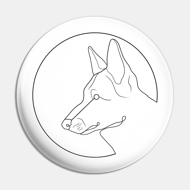 German shepherd dog Pin by Artbychb