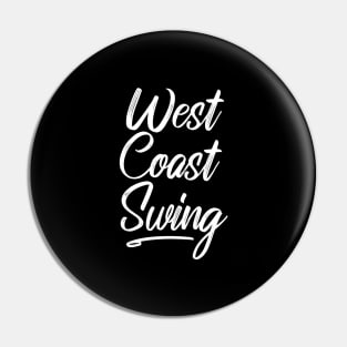 West Coast Swing Art Pin