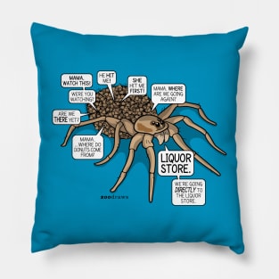 Wolf Spider by Zoodraws Pillow