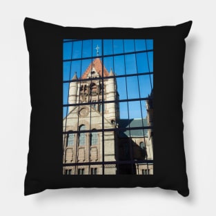 reflected building Pillow