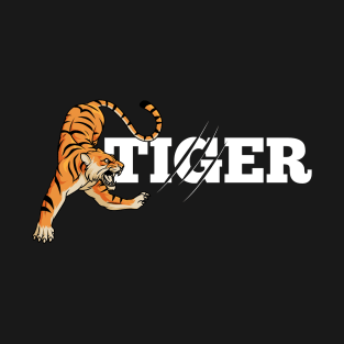 Bengal Tiger Scratching Claw T-Shirt