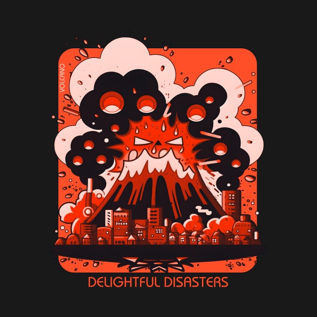 Delightful Disaster - Volcano BRW by Polyshirt