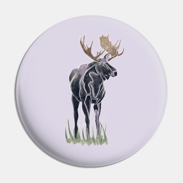 Moose Pin by five&two creative