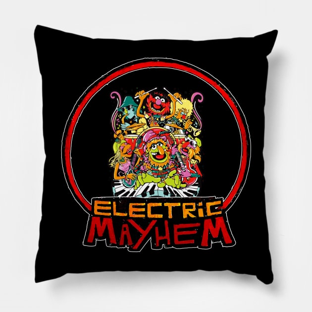 the muppet show DR TEETH Pillow by fooballmayfield