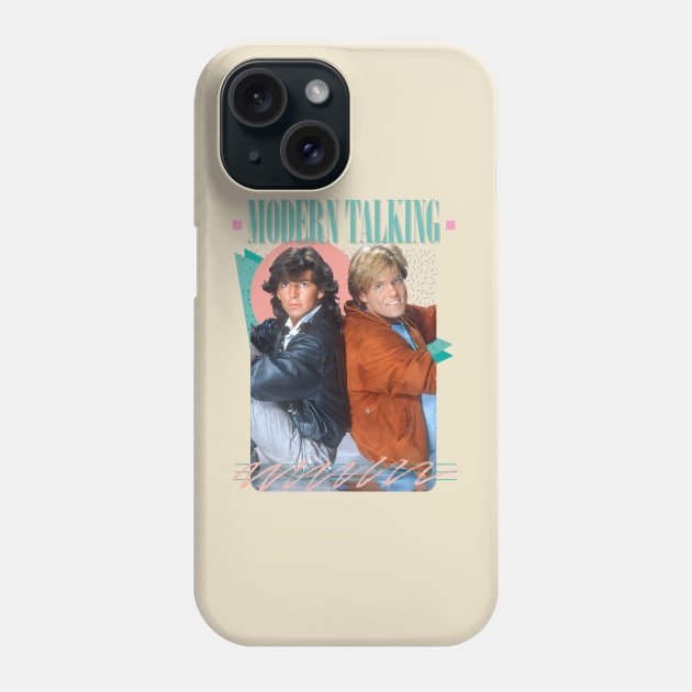 Modern Talking / 80s Fan Design Phone Case by DankFutura