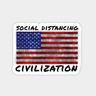 Social Distancing Civilization Magnet